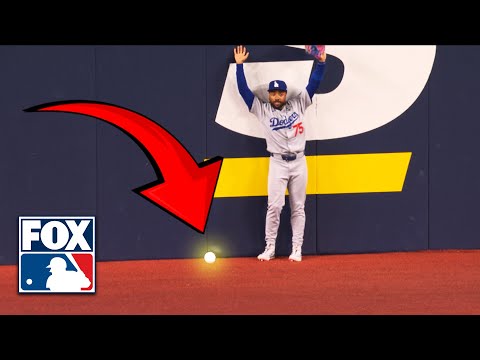Thumbnail for INSANE ENDING in World Series Game 6 😱 WALL WEDGIE in Dodgers vs. Blue Jays