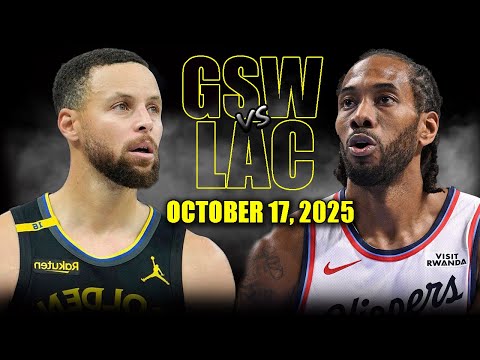 Thumbnail for Golden State Warriors vs Los Angeles Clippers Full Game Highlights - October 17 2025 | NBA Preseason