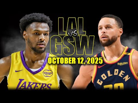Thumbnail for Los Angeles Lakers vs Golden State Warriors Full Game Highlights - October 12, 2025 | NBA Preseason
