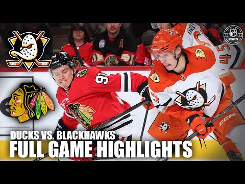 Thumbnail for OVERTIME THRILLER 🚨 Anaheim Ducks vs. Chicago Blackhawks | Full Game Highlights | NHL on ESPN