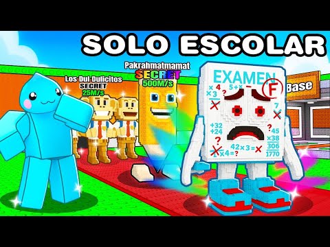 Thumbnail for De $0 a $100 TRILLÓNES con Solo BRAINROTS de ESCUELA? En Steal a Brainrot