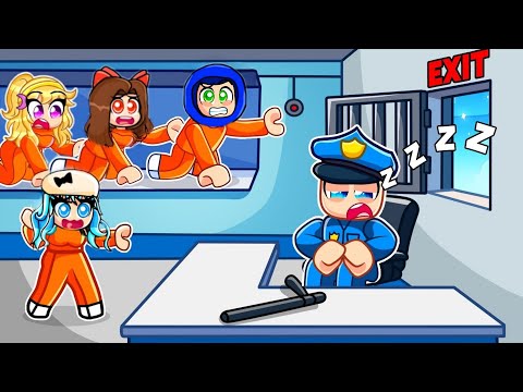 Thumbnail for ESCAPING PRISON In Roblox Build Your Escape!