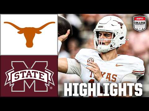 Thumbnail for Texas Longhorns vs. Mississippi State Bulldogs | Full Game Highlights | ESPN College Football