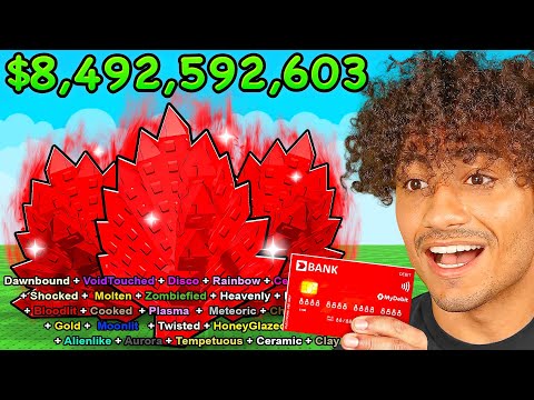 Thumbnail for Spending $8,491,305 For The CRIMSON THORN In Grow A Garden..