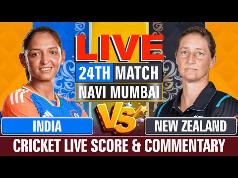 Thumbnail for India Women vs New Zealand Women Live | Cricket Live Score & Commentary