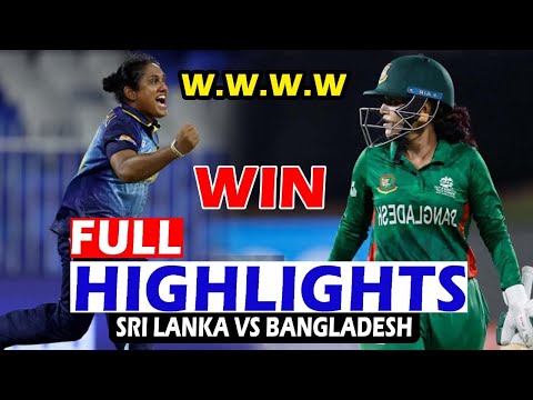 Thumbnail for BANGLADESH VS SRI LANKA FULL HIGHLIGHTS ICC ODI WORLD CUP MATCH 2025 | BAN VS SL
