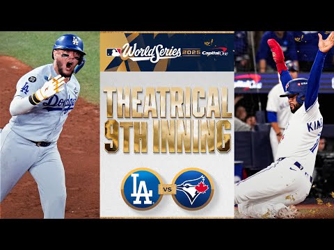 Thumbnail for DRAMATIC 9th INNING: GAME 7 OF THE 2025 WORLD SERIES GOES TO EXTRA INNINGS! (Rojas HR, WILD DEFENSE)