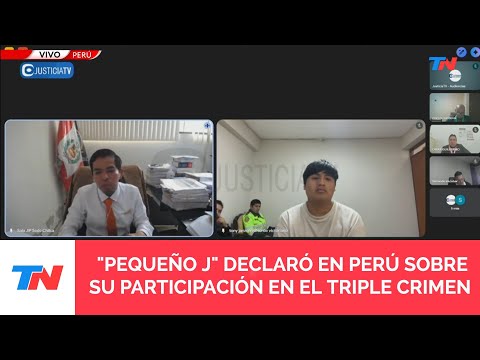 Thumbnail for TRIPLE CRIMEN I "Pequeño J" declara en Perú por el triple crimen y por el pedido de extradición
