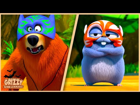 Thumbnail for 🎃 Grizzy & the lemmings are ready for Halloween 🎃 50' Compilation 🐻🐹 Cartoon for Kids