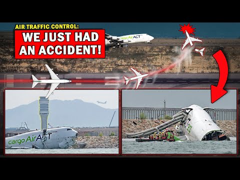 Thumbnail for Boeing B747 Skids Off Runway, Hits a Vehicle and Ditches into Sea at Hong Kong