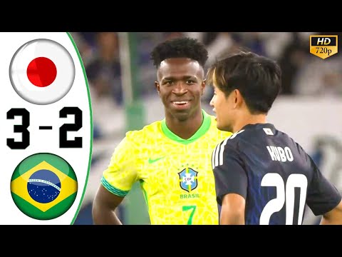Thumbnail for Japan vs Brazil 3-2 All Goals & Highlights 2025