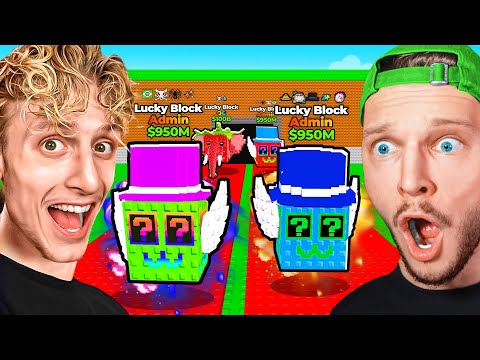 Thumbnail for Énorme PACK OPENING de Lucky Block ADMIN sur Steal A Brainrot ! (ft.Toinelag)