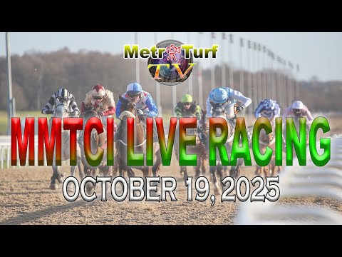 Thumbnail for 19 October 2025 | Philippines Horse Racing Live | Metro Manila Turf Club Inc.