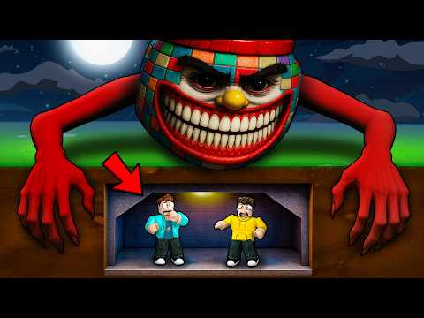Thumbnail for DON'T GO OUTSIDE OF THE BUNKER AT NIGHT IN ROBLOX !!