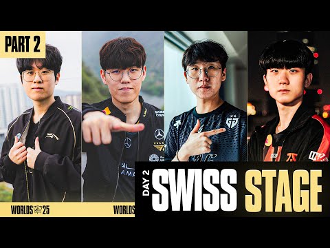 Thumbnail for DAY 2 KICKS OFF FOR SWISS STAGE - WORLDS 2025 DAY 2 PART 2/2