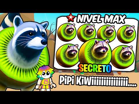 Thumbnail for Conseguí NUEVO PERSONAJE SECRETO PIPI KIWI hasta NIVEL MÁXIMO Brainrot Evolution