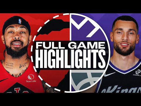 Thumbnail for RAPTORS at KINGS | FULL GAME HIGHLIGHTS | October 8, 2025