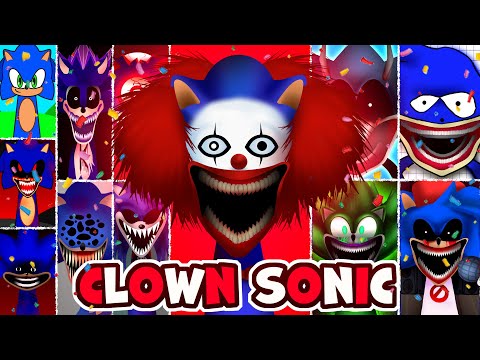 Thumbnail for My New Sprunki OC: Sonic / NEW PHASE 46 (CLOWN SONIC)