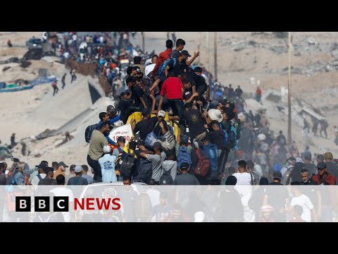 Thumbnail for Palestinians begin returning to Gaza's north | BBC News