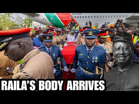 Thumbnail for LIVE: Raila Odinga's body arrives in Kenya from India, Procession to Kasarani Stadium for viewing