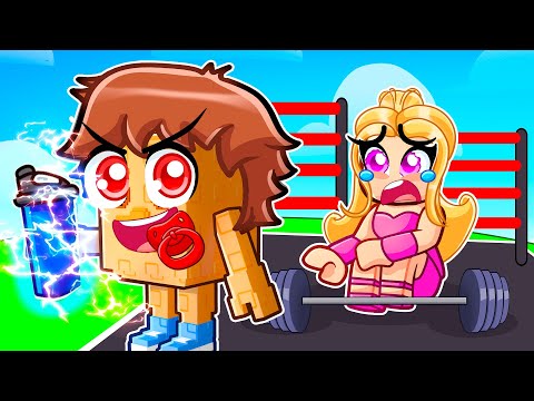 Thumbnail for Playing As A Protective Baby Brainrot In Muscle Legends...