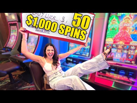 Thumbnail for 50 INSANE $1,000 Spins To Celebrate 1 Million Subscribers!