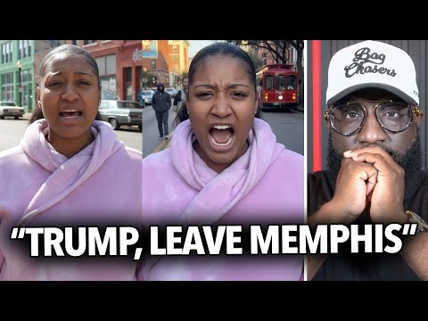Thumbnail for "Trump Is Going To Push Black People Out of Memphis," Woman Is Angry At Troops Making the City Safe
