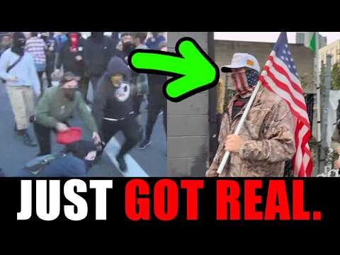 Thumbnail for Patriots TAKE OVER Portland in counter to Antifa's street rule!!!!