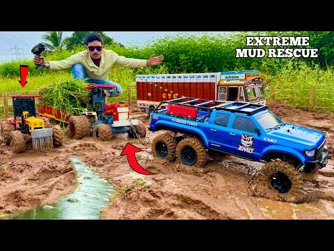 Thumbnail for RC Monster Swaraj Stuck In Mud Rescue With Monster Cars - Chatpat toy TV