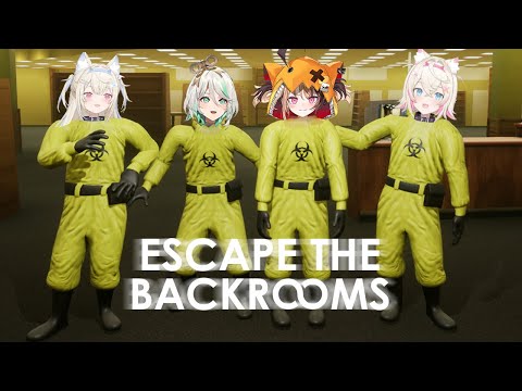 Thumbnail for 【ESCAPE THE BACKROOMS】me and my squad pull up lookin like this wyd (bau bau lowercase btw)