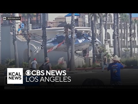 Thumbnail for 5 hospitalized after helicopter crashes in busy oceanfront area of Huntington Beach