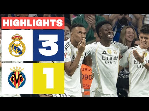 Thumbnail for REAL MADRID 3 - 1 VILLARREAL CF | RESUMEN LALIGA EA SPORTS