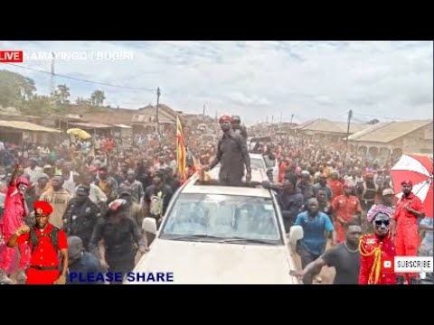 Thumbnail for LIVE : H.E PRESIDENT BOBI WINE LIVE IN NAMAYINGO / BUGIRI LIVE CAMPAIGNS #live #bobiwinelive