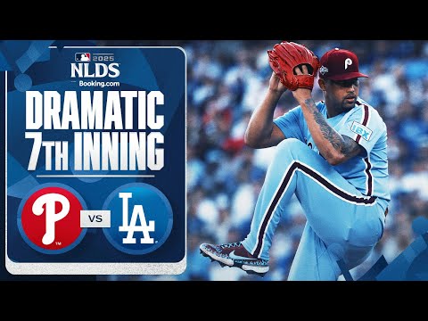 Thumbnail for DRAMATIC 7th INNING! The Dodgers load the bases vs. the Phillies in Game 4 of the NLDS 👀