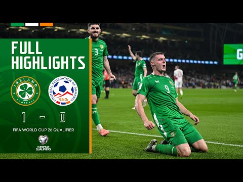 Thumbnail for HIGHLIGHTS | Ireland 1-0 Armenia | FIFA World Cup 26 Qualifier