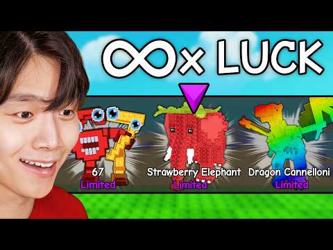 Thumbnail for Owner Gave Me INFINITE LUCK in Plants Vs Brainrots