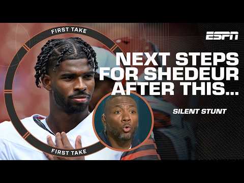 Thumbnail for 'AN IMMATURE MOMENT!' 😳 - Dan Orlovsky's reaction Shedeur Sanders' SILENT STUNT... | First Take