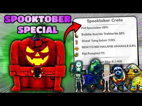 Thumbnail for SPOOKTOBER Special Crate in Brainrot Evolution (Roblox)