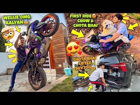 Thumbnail for My Pet First Ride with Chota bhai😍❤️ | Chow Bite Kid Crying🫣 |  My Family Vlogs 