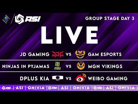 Thumbnail for JDG vs GAM | NIP vs MVKE | DK vs WBG | ASIA Invitational 2025 Group Stage with Nymaera & Initialise