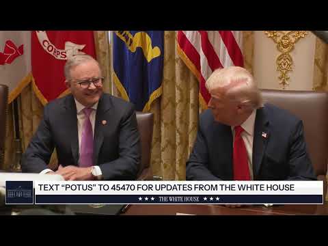 Thumbnail for President Trump Participates in a Bilateral Lunch with the Prime Minister of Australia