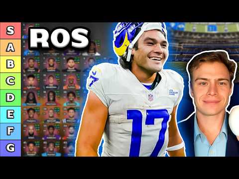 Thumbnail for Updated Top 50 Wide Receiver Rankings & Tiers (ROS)