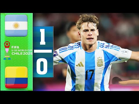 Thumbnail for Argentina vs Colombia 1-0 Highlights & All Goals | World Cup U20 | Chile 2025 HD