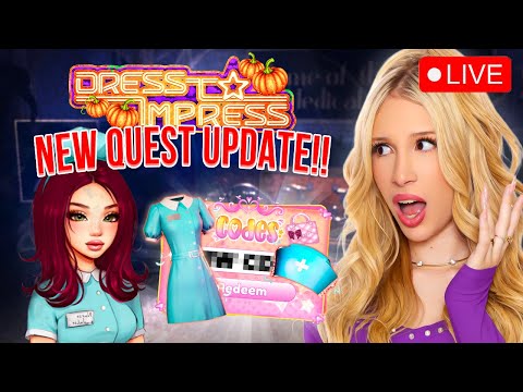 Thumbnail for 😱 NEW DRESS TO IMPRESS LANA LORE QUEST *HALLOWEEN UPDATE* (3 NEW ITEMS, NURSE JULIE LORE)