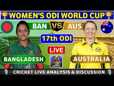 Thumbnail for Australia Women vs Bangladesh Women, 17th ODI Match Analysis and Discussion AUSW vs BANW 17th Match