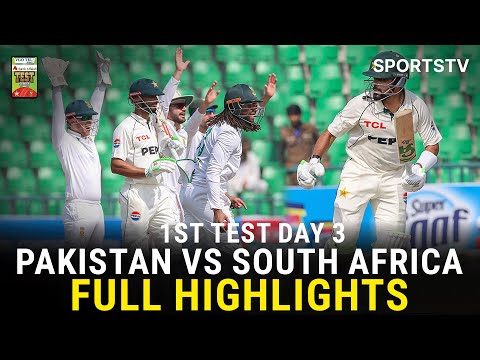 Thumbnail for Full Highlights | Pakistan vs South Africa Test Series 2025 | 1st Test Day 3 | PCB | M3U1U