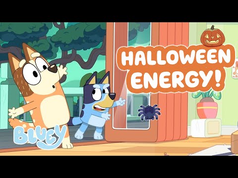 Thumbnail for 🔴LIVE: Bluey Episodes with Halloween Energy! 🎃 💙 | 30 MINUTES | Bluey