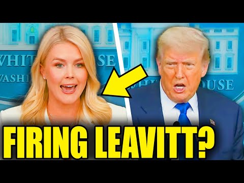 Thumbnail for Trump HITS ON Leavitt Then THREATENS to FIRE HER!