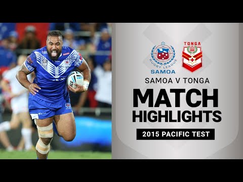 Thumbnail for Toa Samoa v Mate Ma'a Tonga | 2015 Pacific Test | Highlights