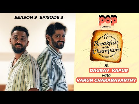 Thumbnail for S9E3 | Varun Chakaravarthy | Breakfast with Champions ft. Gaurav Kapur | POP UPI